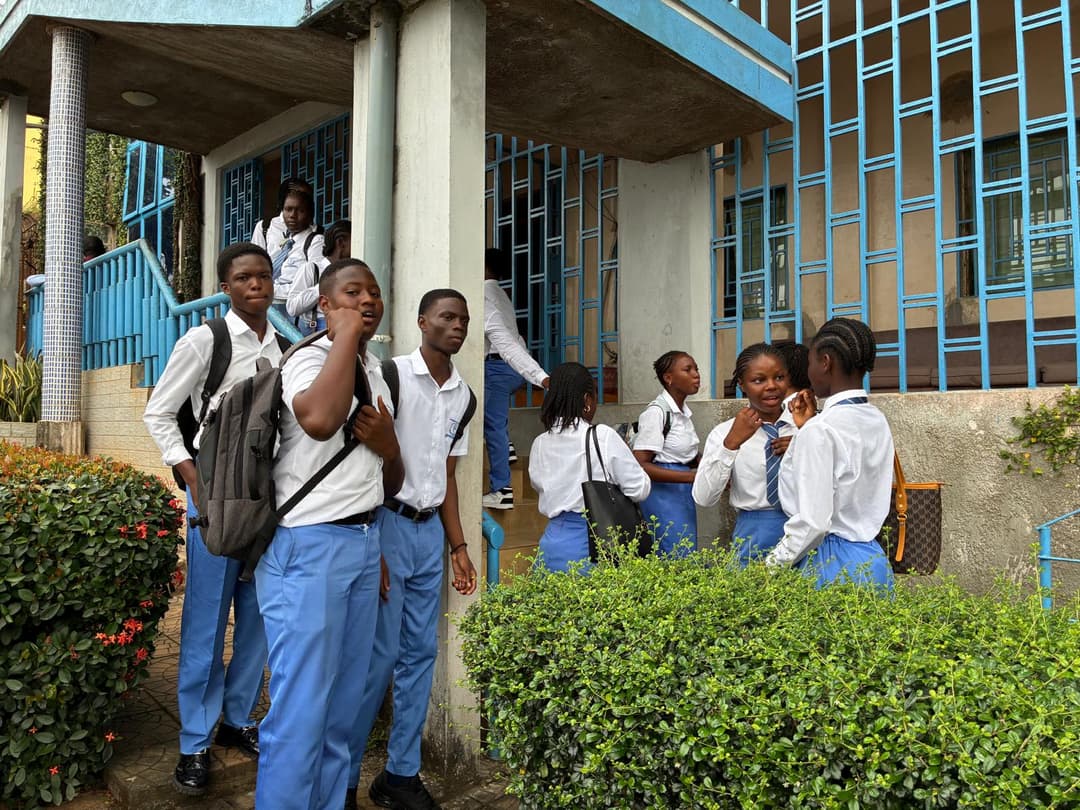 Students in classroom